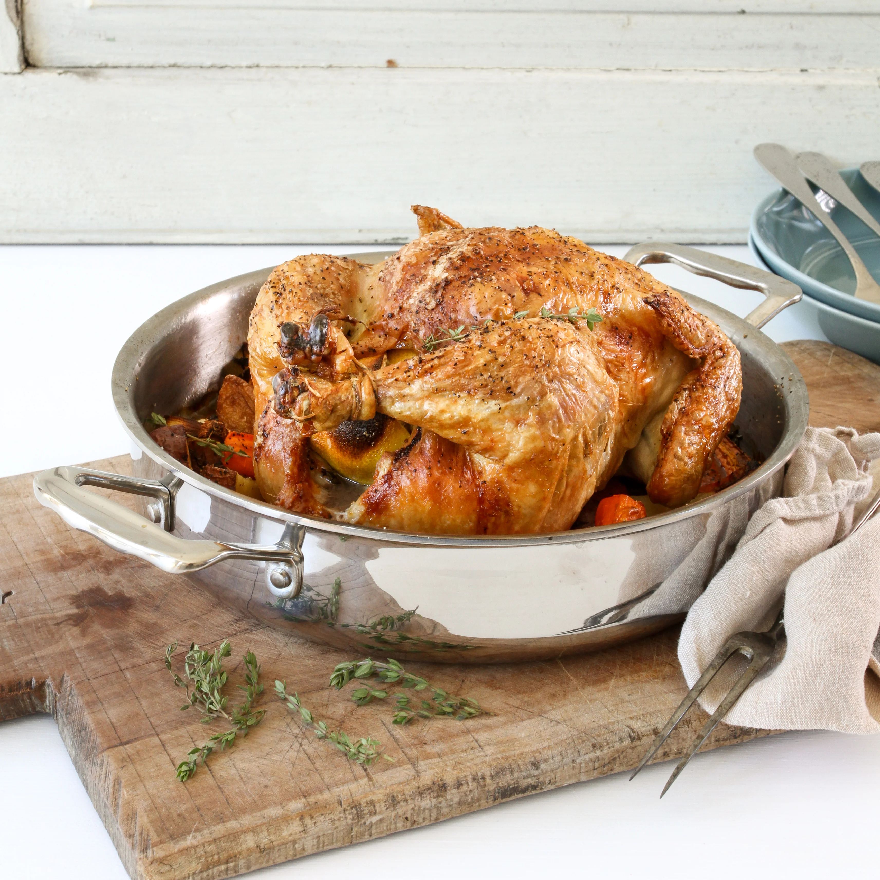 3-in-1 Roasting Pan with Handles - Image 3