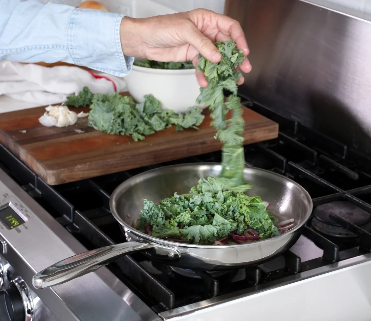 8.5 Inch Stainless Steel  Fry Pan - Image 7